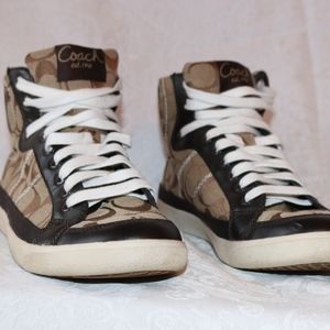 Coach hightop sneakers